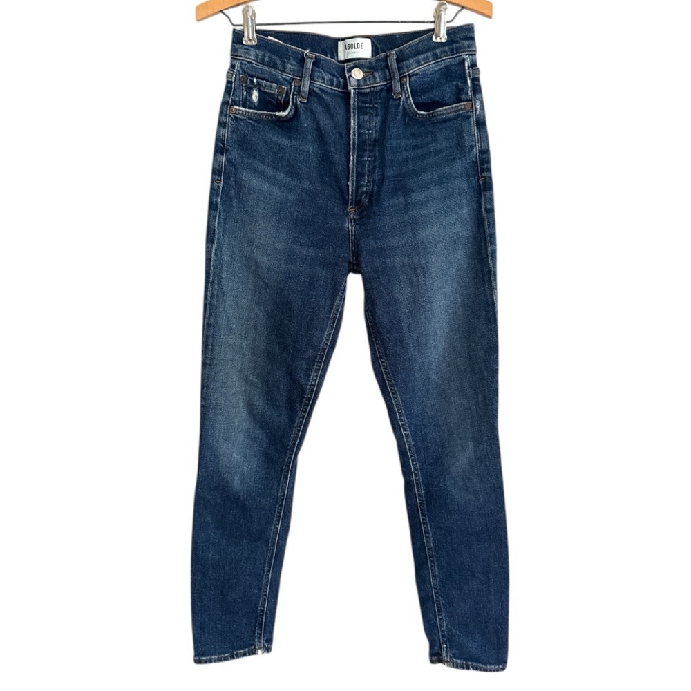 AGOLDE Nico Button Fly High Rise Jeans